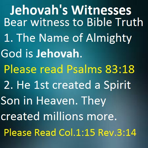 The Name of Almighty God is Jehovah